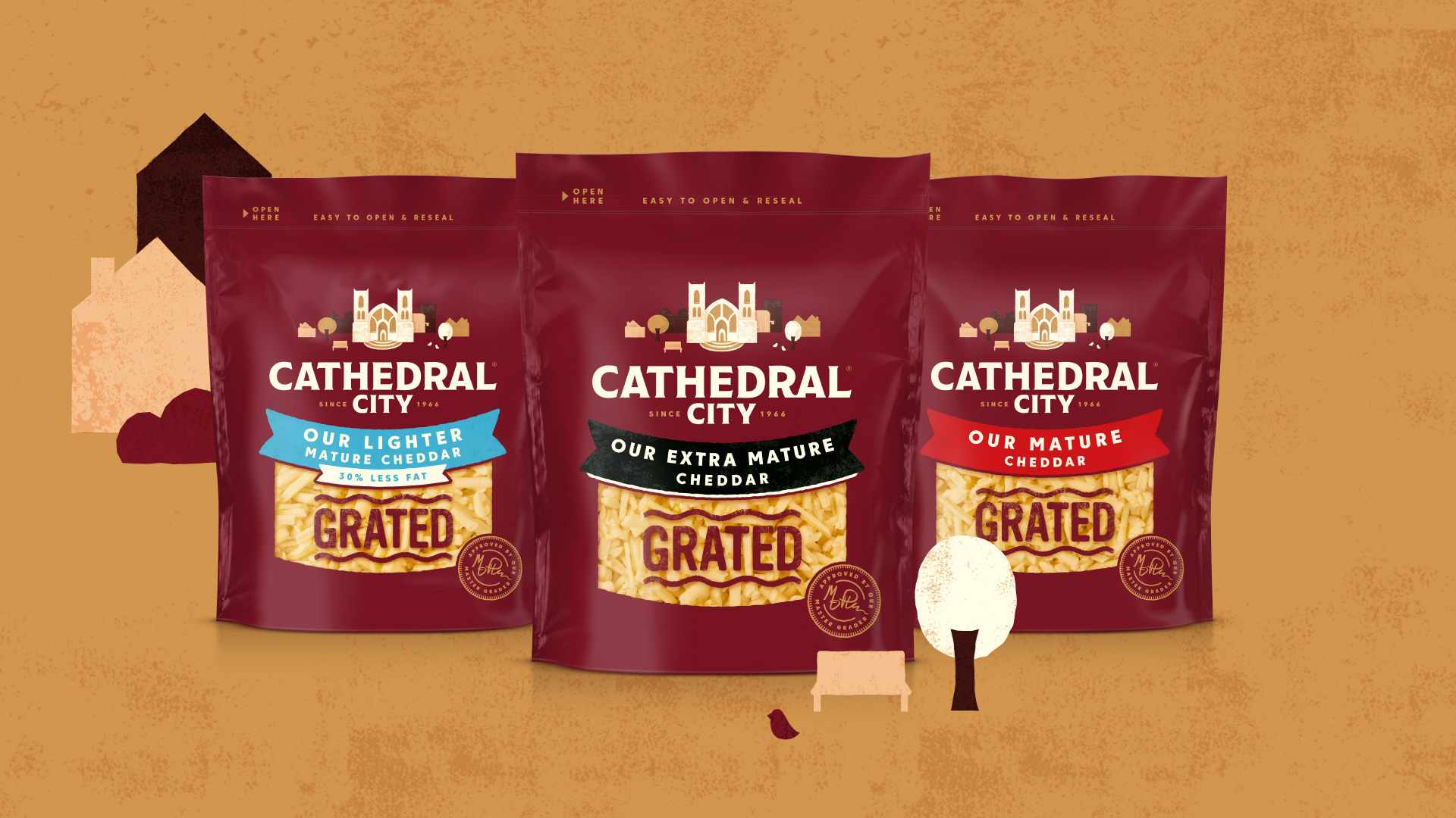 New Logo and Packaging for Cathedral City by BrandOpus