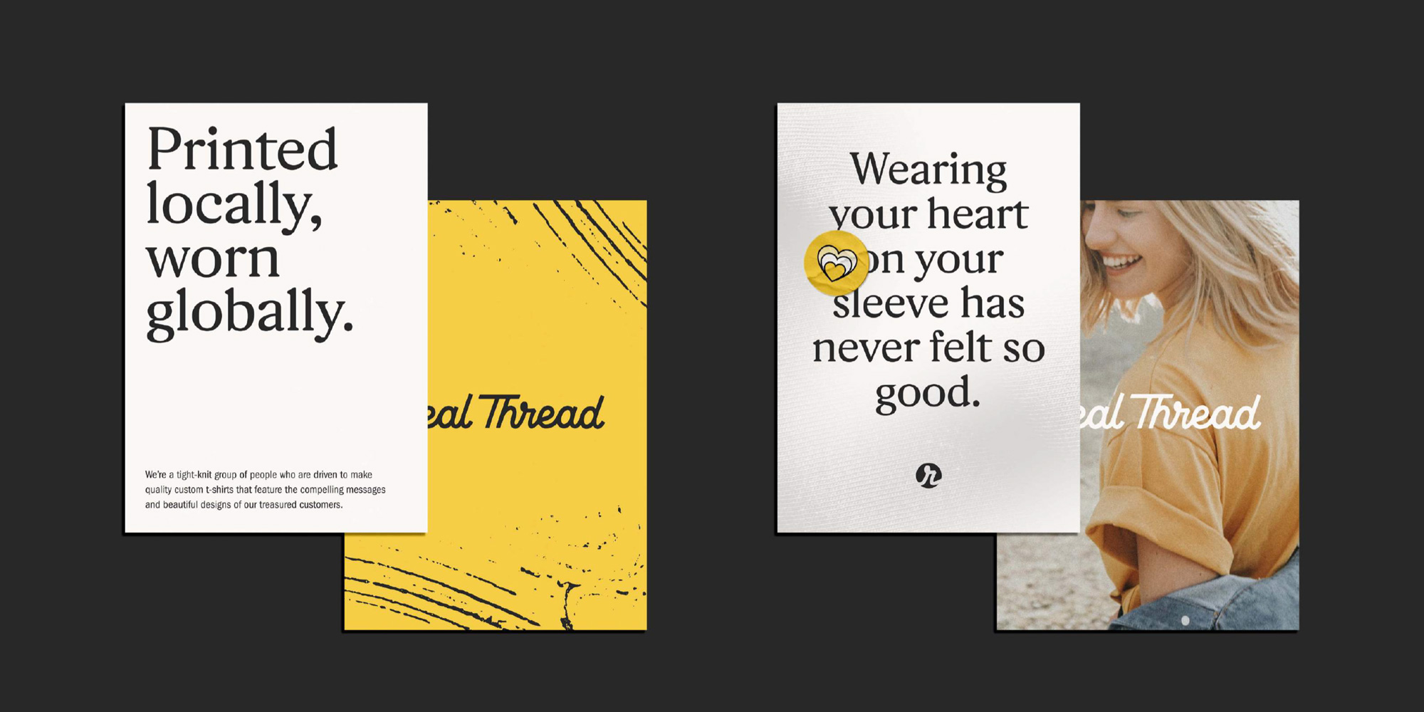 New Logo and Identity for Real Thread by Focus Lab