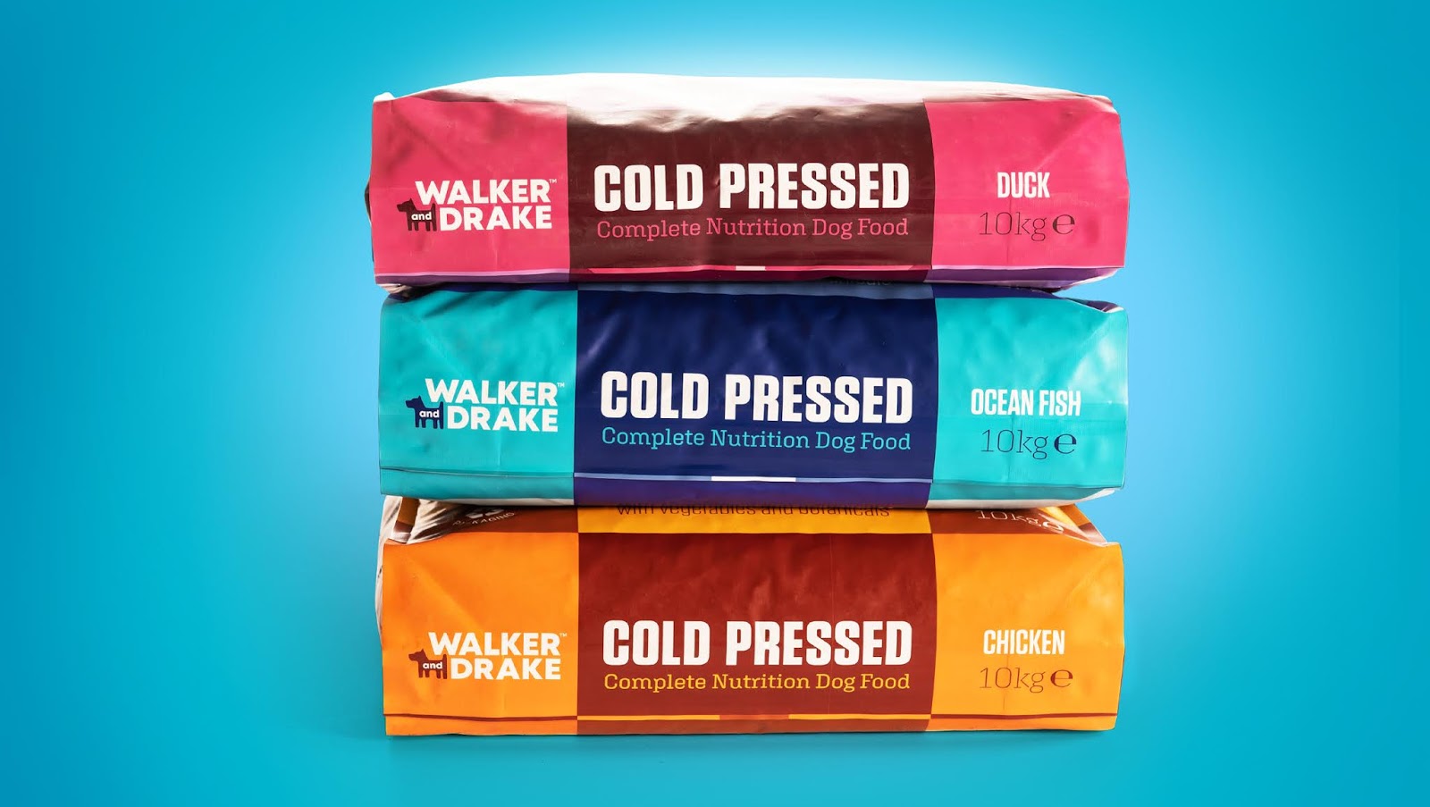 Walker & Drake Cold Pressed Dog Food包装设计