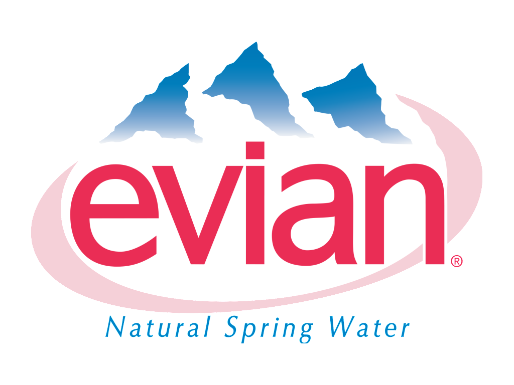 Evian标志logo设计图片,依云商标设计高清大图