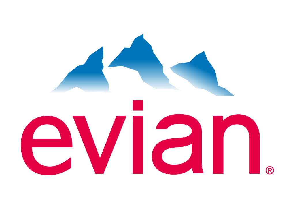 Evian标志logo设计图片,依云商标设计高清大图