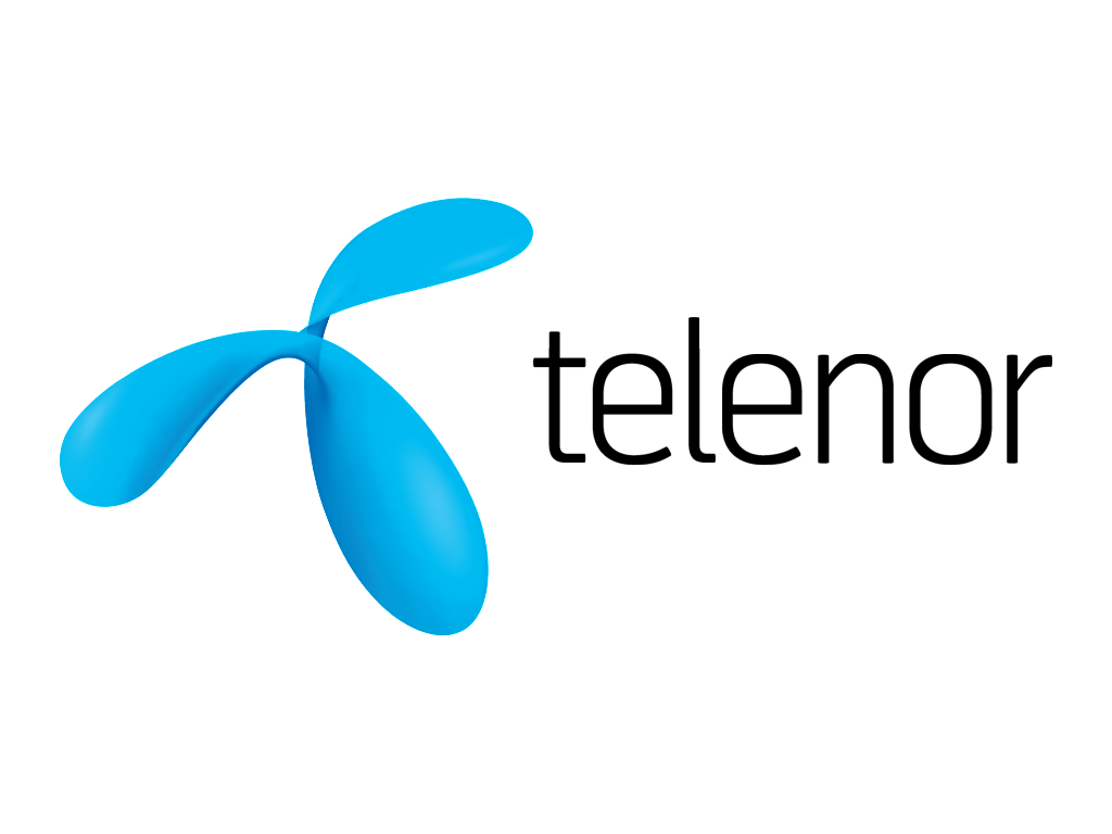 Telenor标志logo设计图片,挪威电信商标设计高清大图