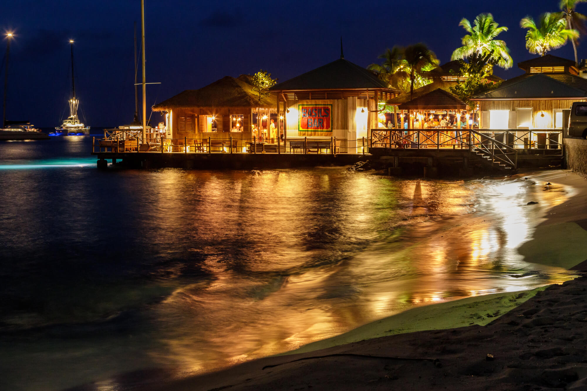 Basil's Bar, Mustique Island