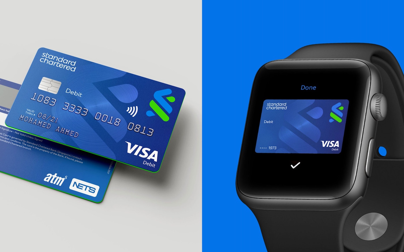 New Standard Chartered credit cards and smart watch