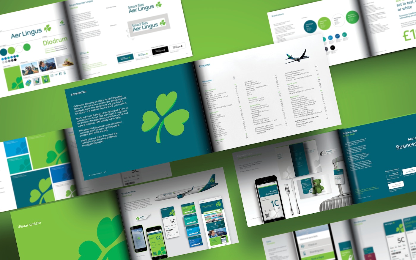 Aer Lingus visual system design