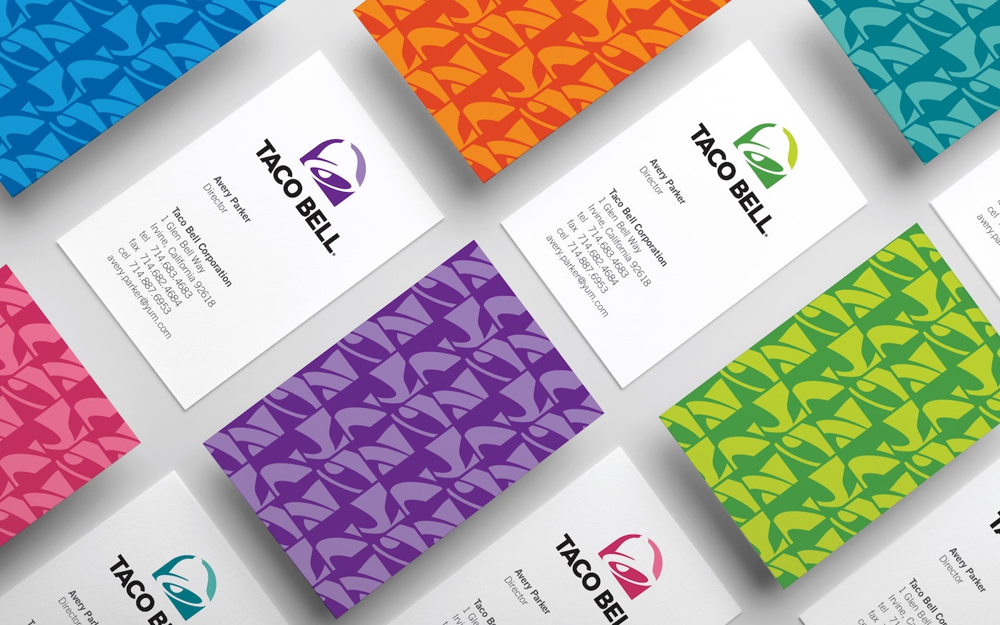 Taco Bell business cards