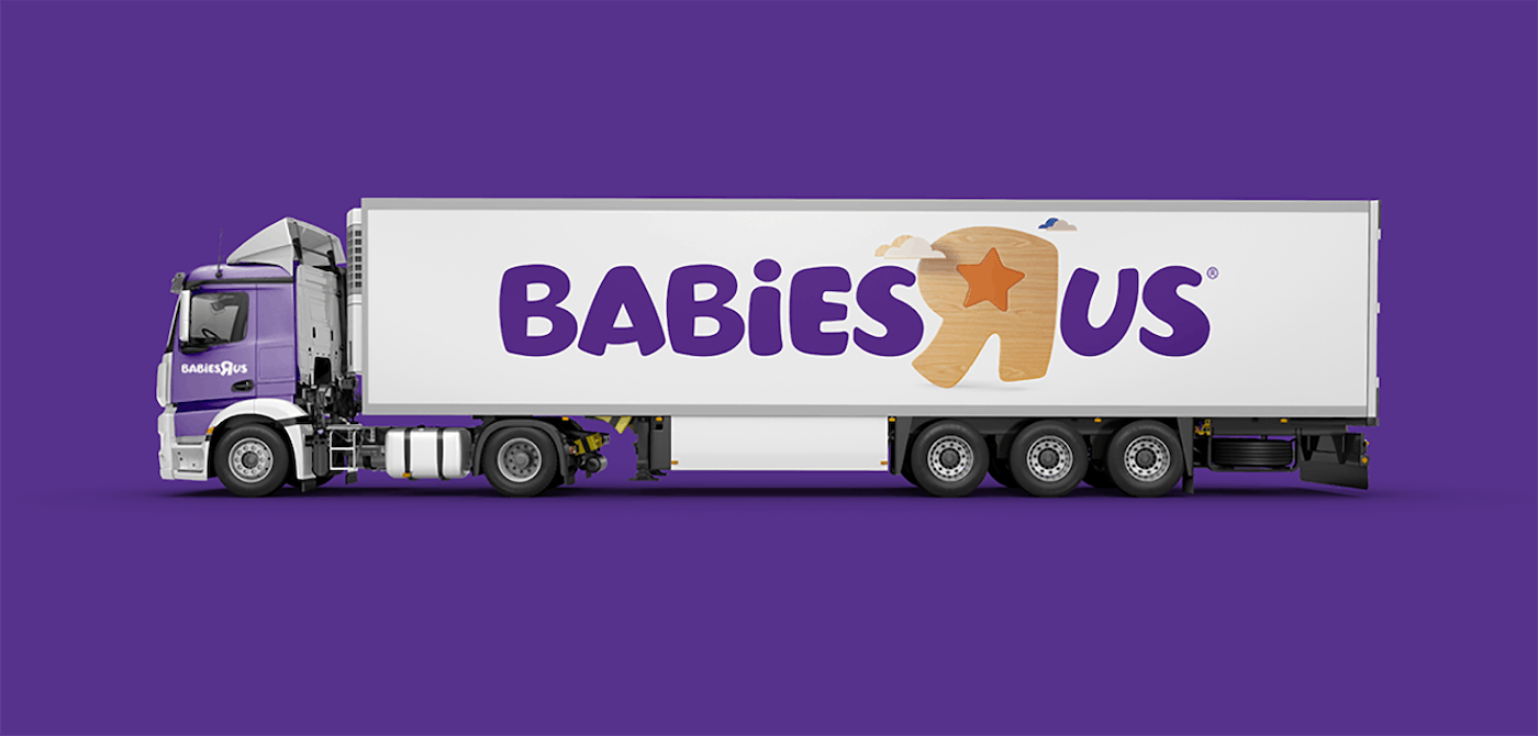 Babies R Us truck