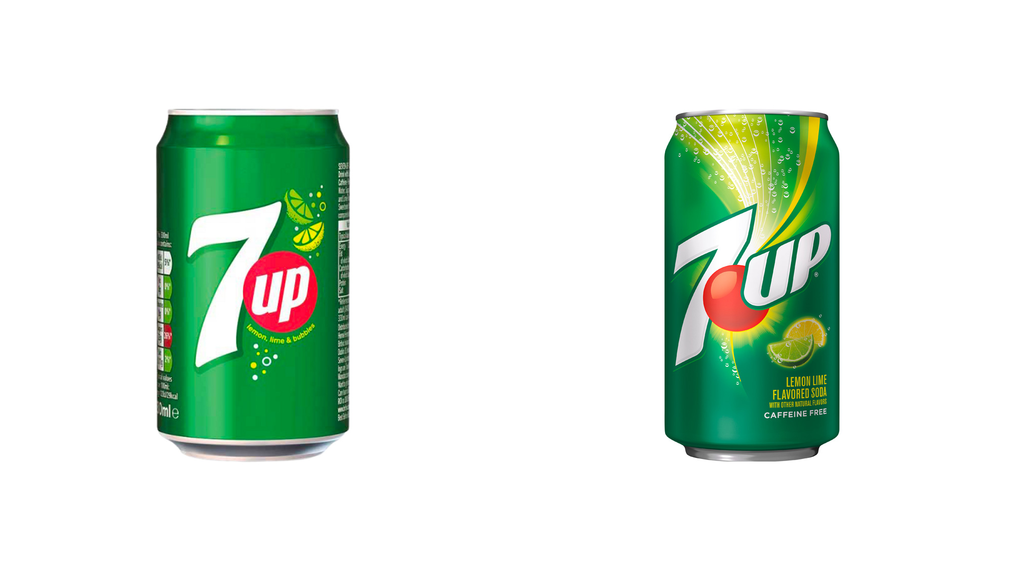 New Packaging for 7up done In-house