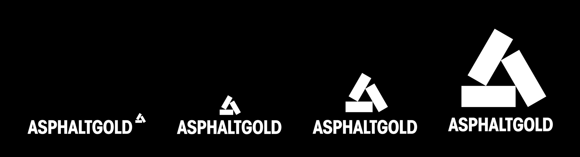 New Logo and Identity for Asphaltgold by Arndt Benedikt