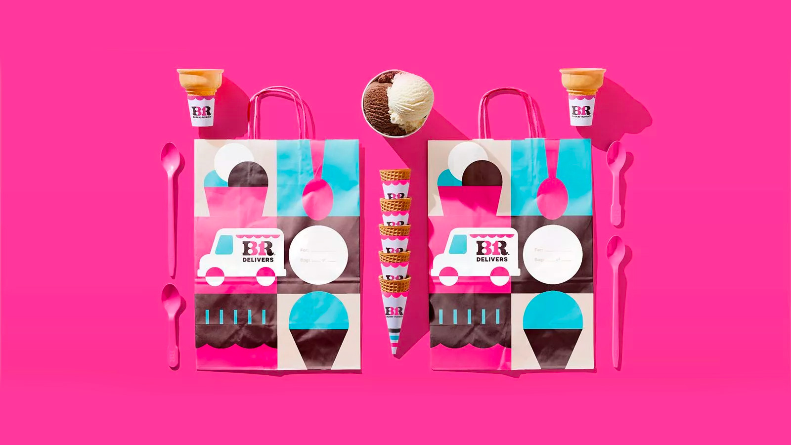 New Logo and Identity for Baskin Robbins by ChangeUp