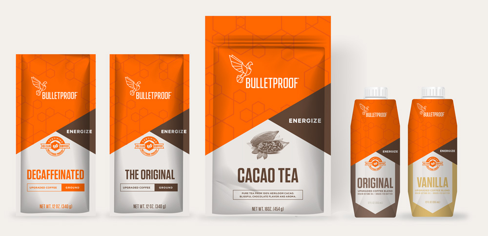 New Logo, Identity, and Packaging for Bulletproof by Emblem