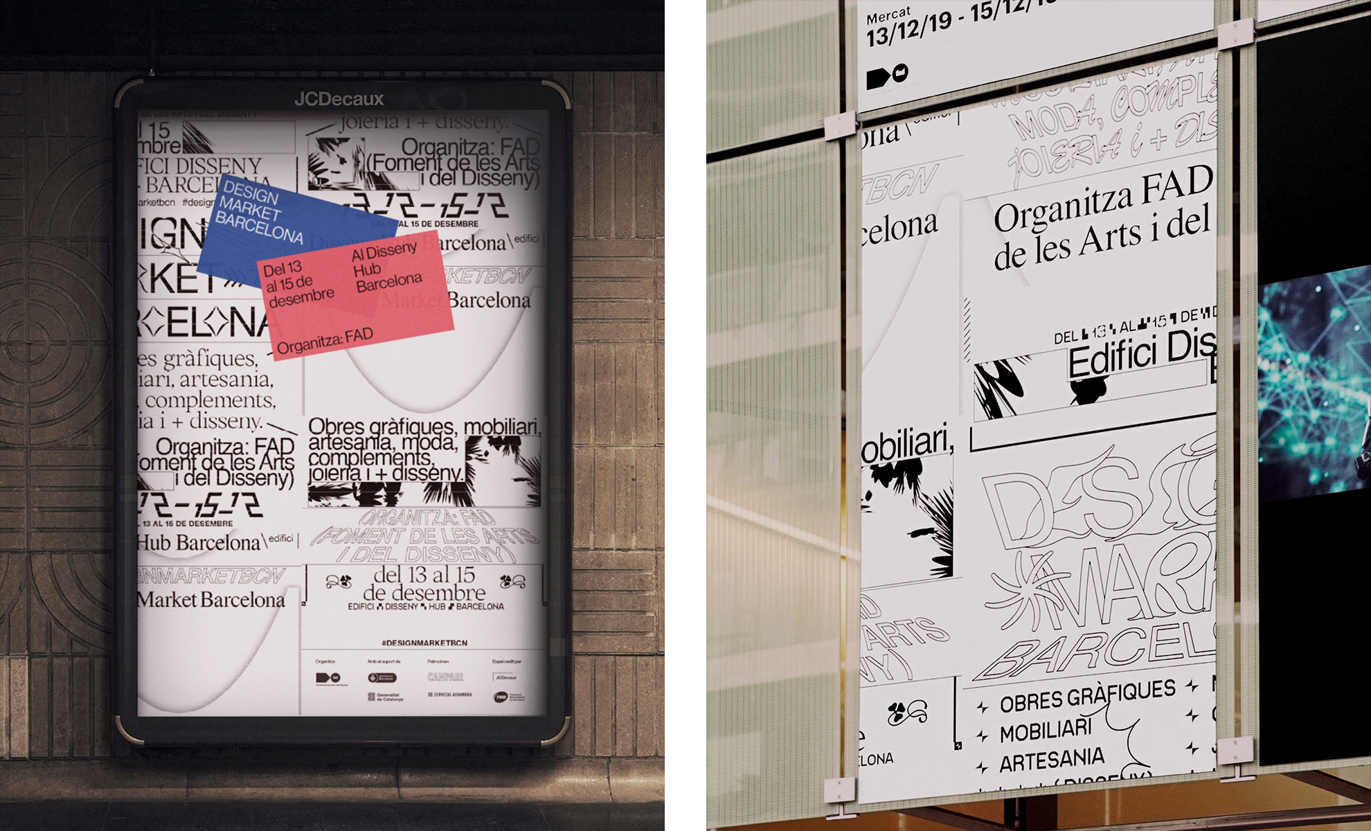 New Identity for Design Market Barcelona by Naranjo-Etxeberria