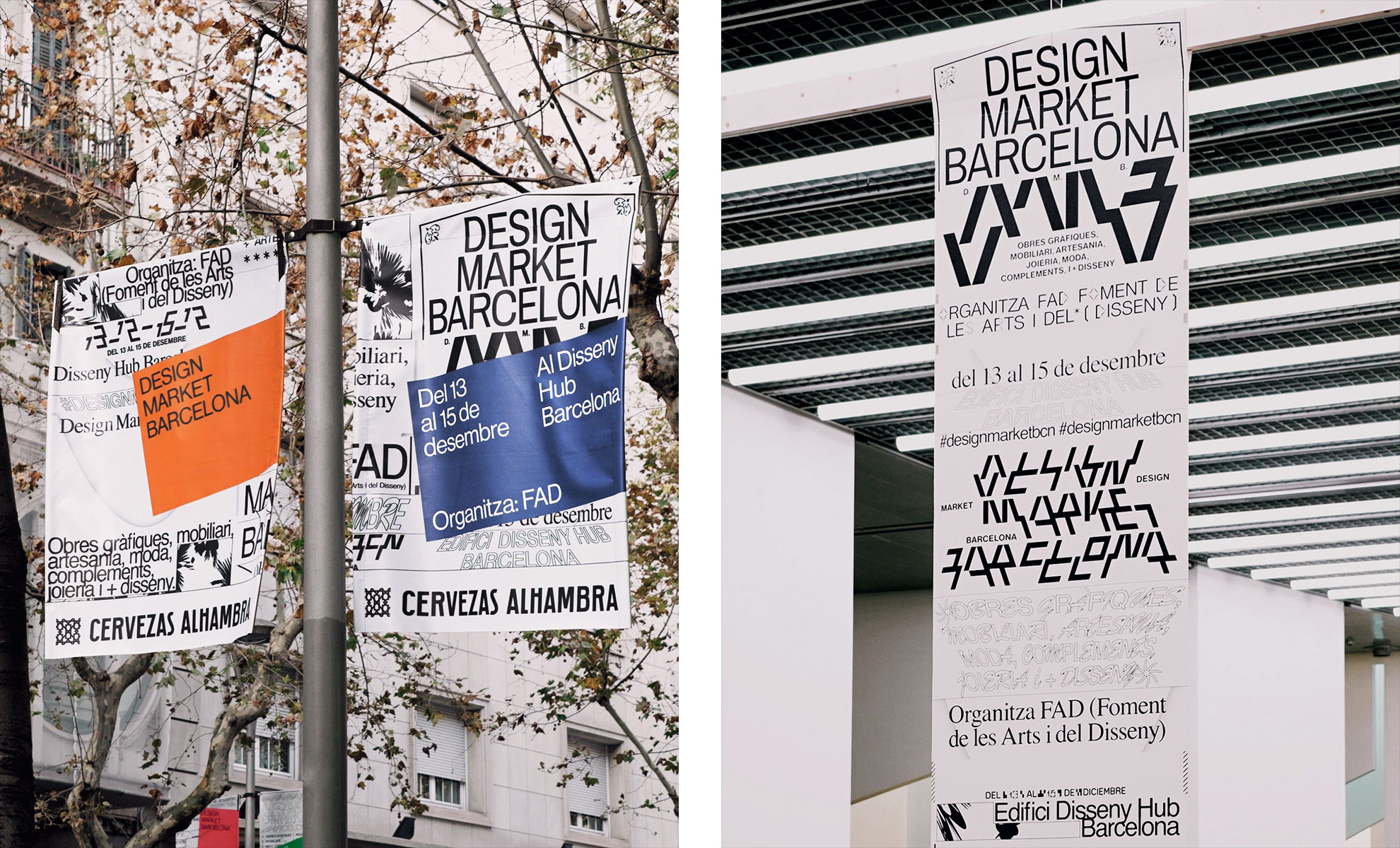 New Identity for Design Market Barcelona by Naranjo-Etxeberria