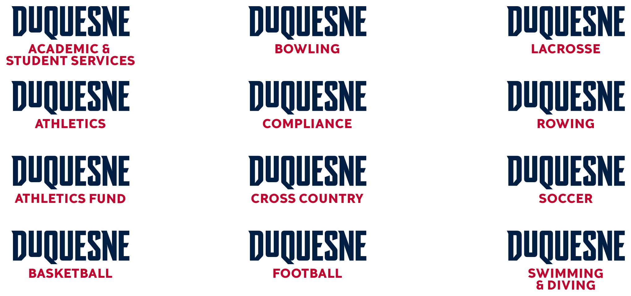 New Logo and Identity for Duquesne University Athletics by ChangeUp