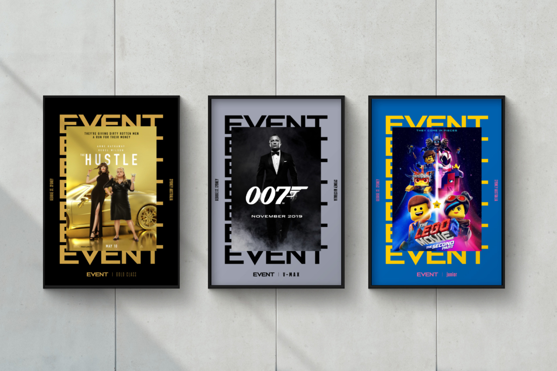 New Logo and Identity for Event Cinemas by Landor