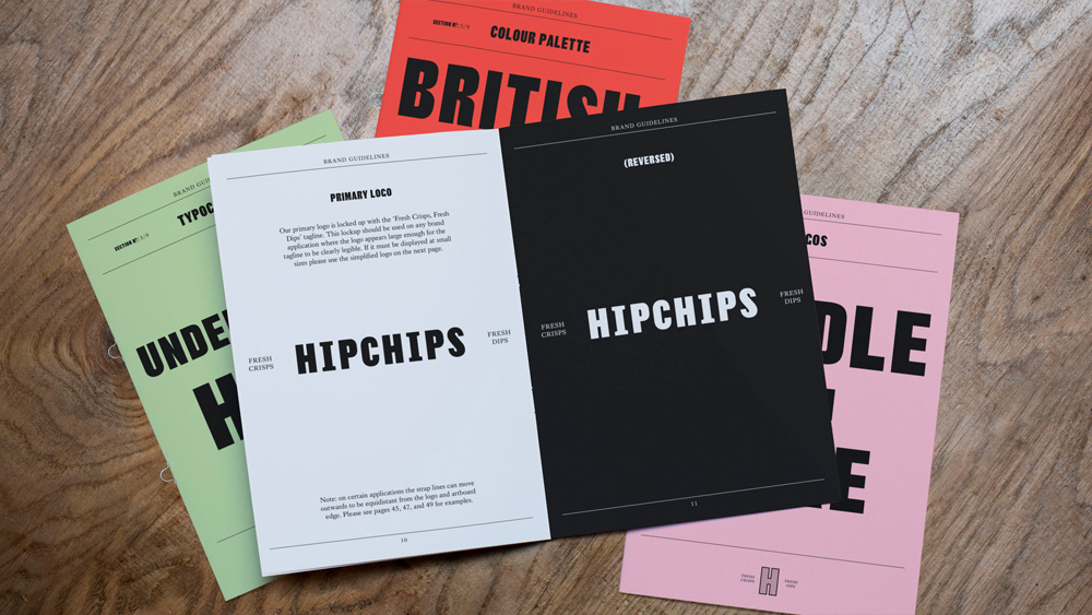 New Logo and Identity for Hipchips by Ragged Edge