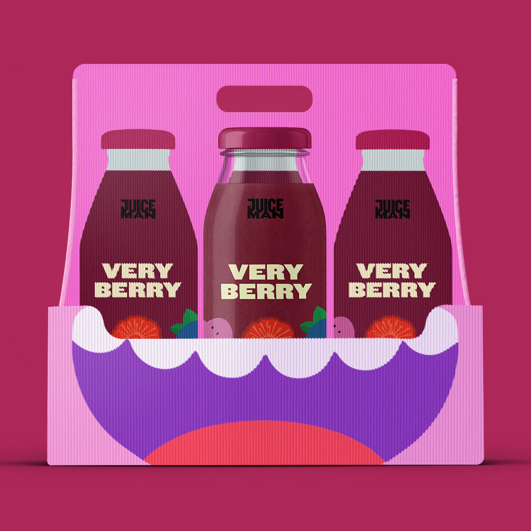 New Logo and Packaging for Juiceman by Nomad