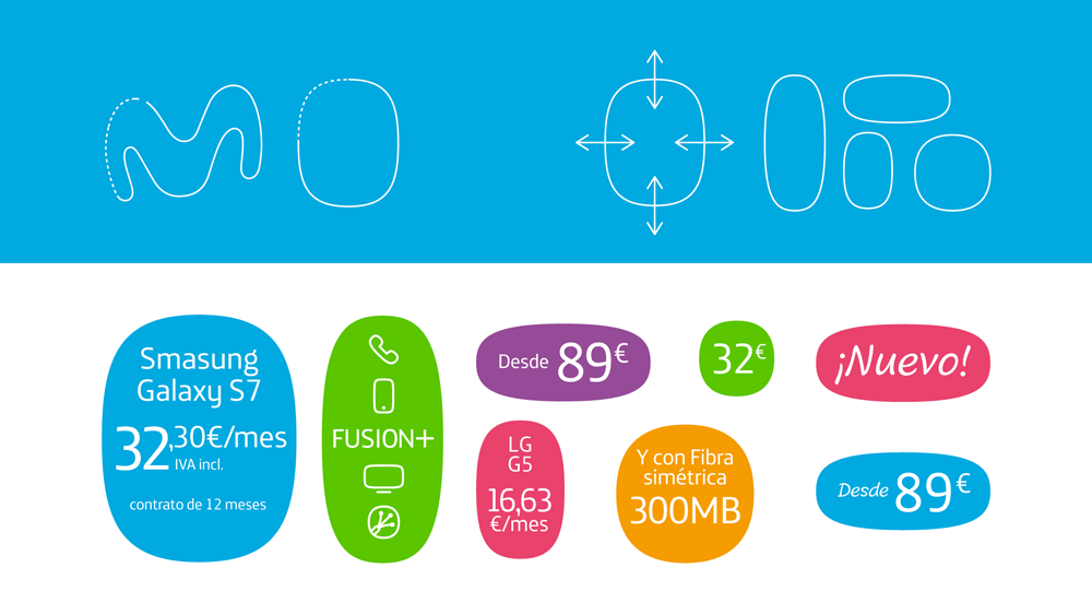 New Logo and Identity for Movistar by Lambie-Nairn