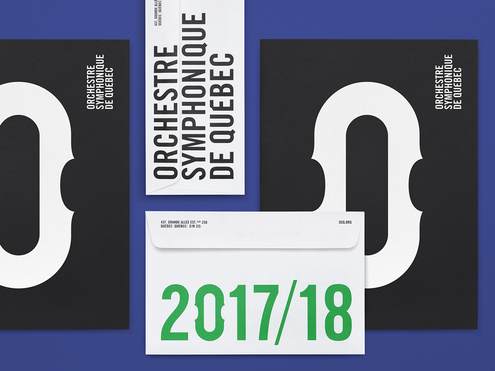 New Logo and Identity for Orchestre Symphonique de Québec by lg2