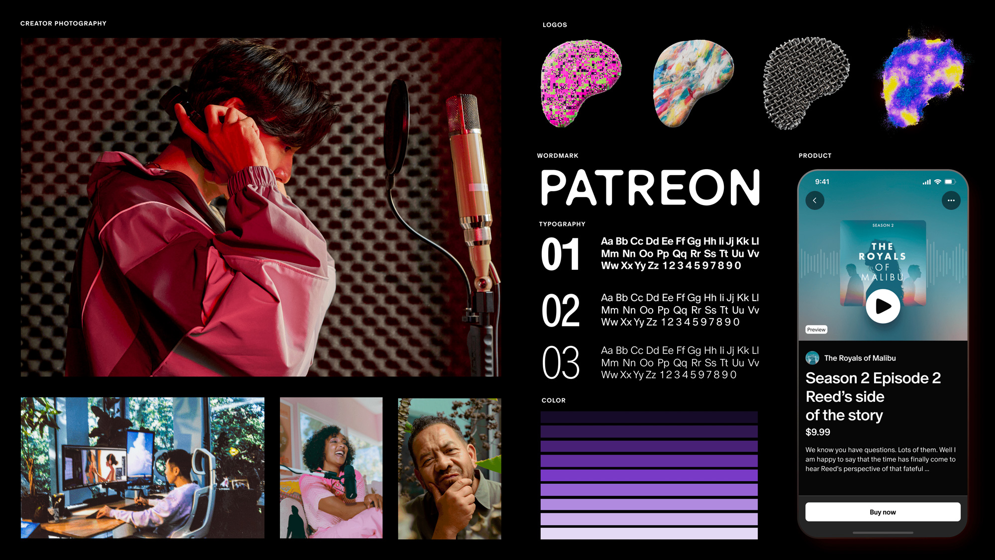 New Logo and Identity for Patreon Done In-house and Wolff Olins