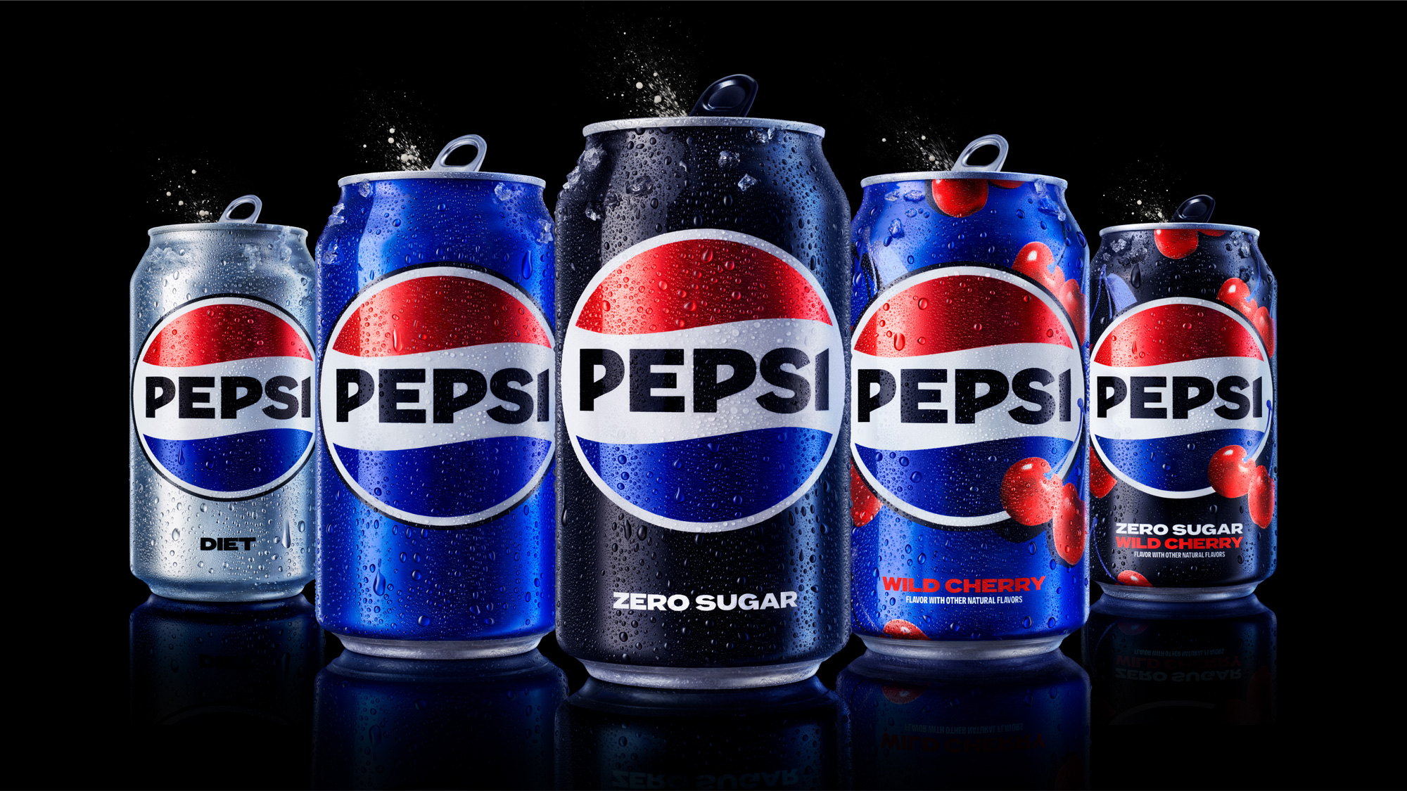 New Logo, Identity, and Packaging for Pepsi done In-house