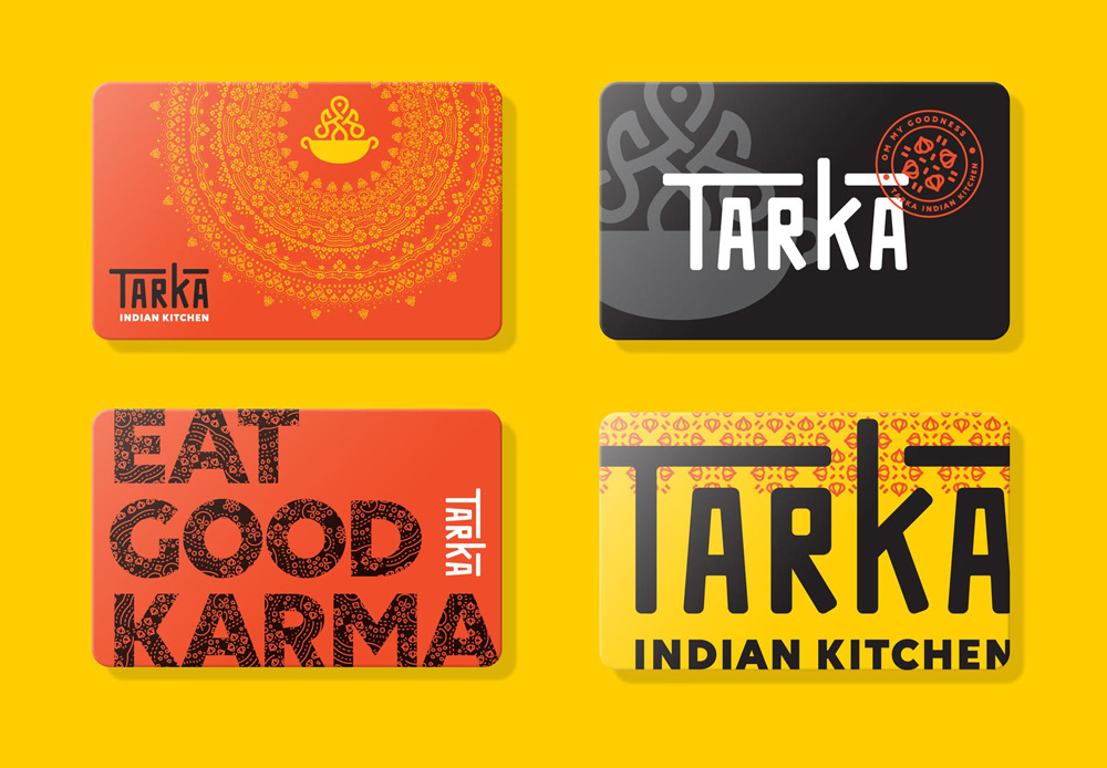 New Logo and Identity for Tarka Indian Kitchen by Wall-to-Wall Studios