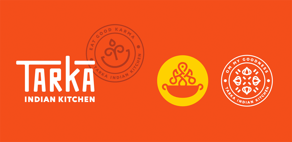 New Logo and Identity for Tarka Indian Kitchen by Wall-to-Wall Studios