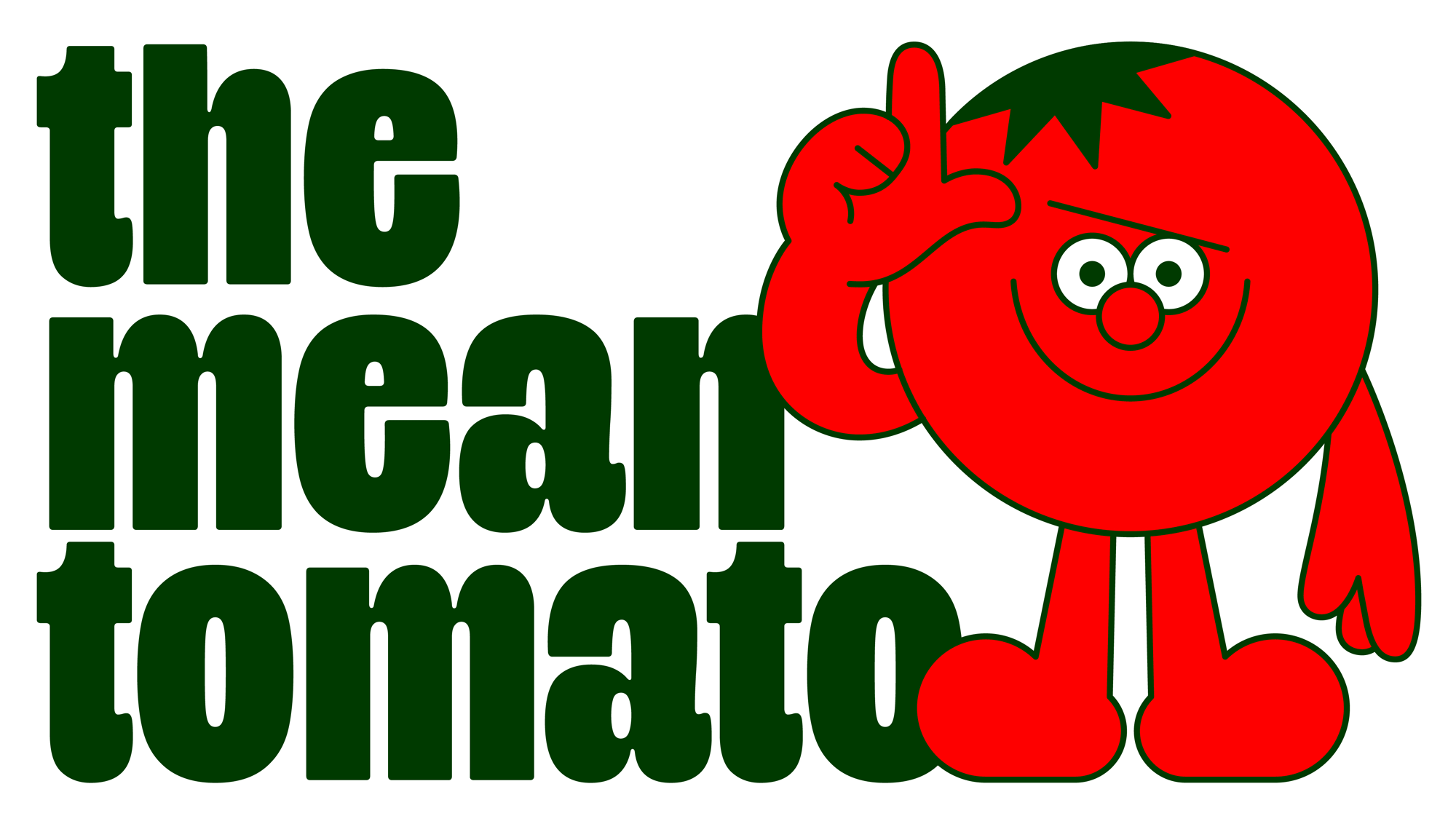 New Logo and Identity for The Mean Tomato by Alec Tear and Kuba & Friends