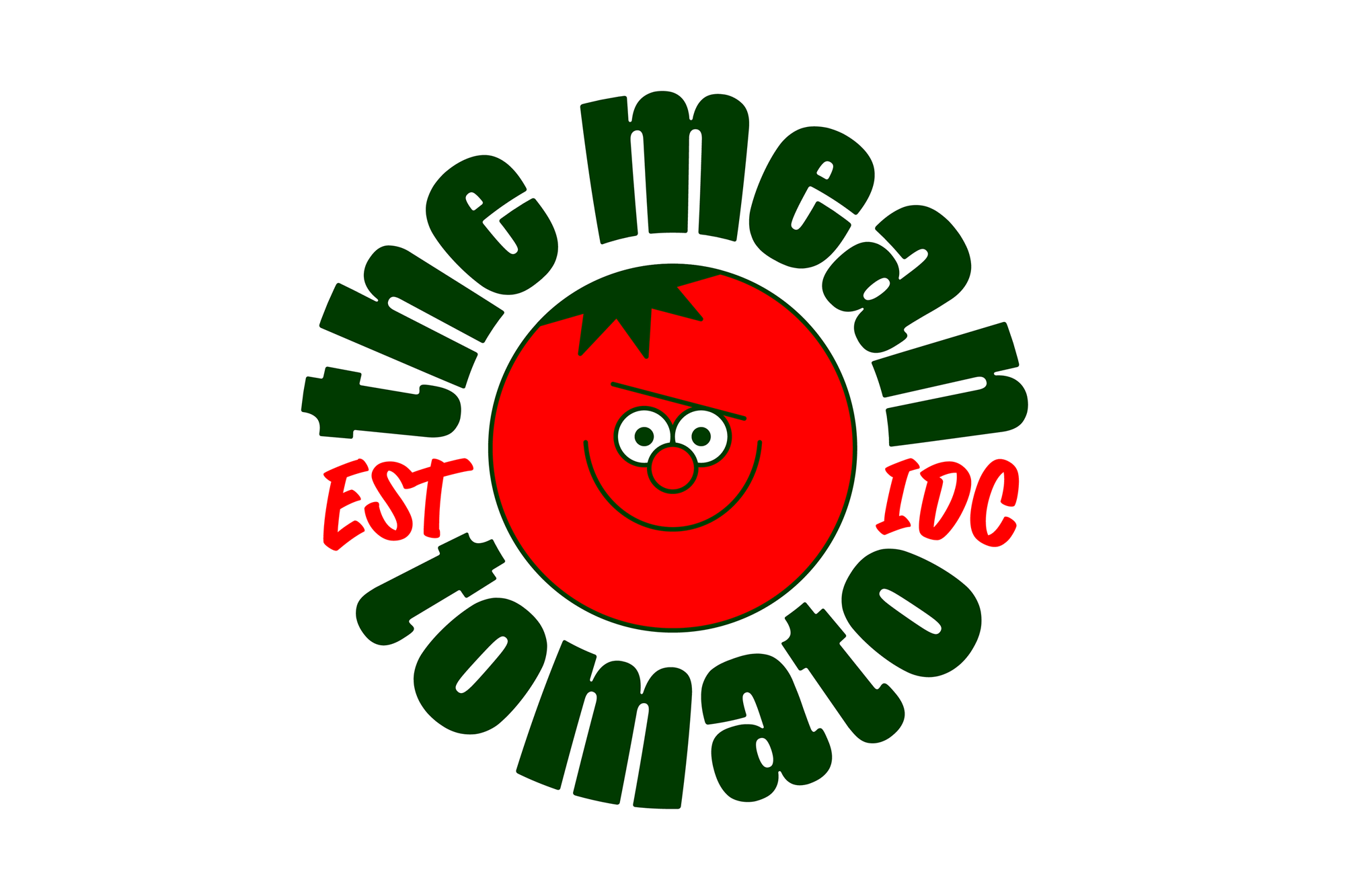 New Logo and Identity for The Mean Tomato by Alec Tear and Kuba & Friends