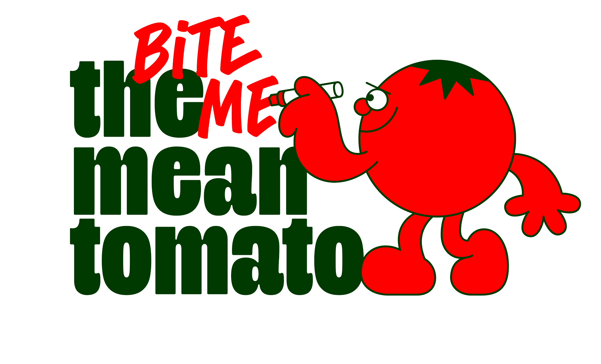 New Logo and Identity for The Mean Tomato by Alec Tear and Kuba & Friends