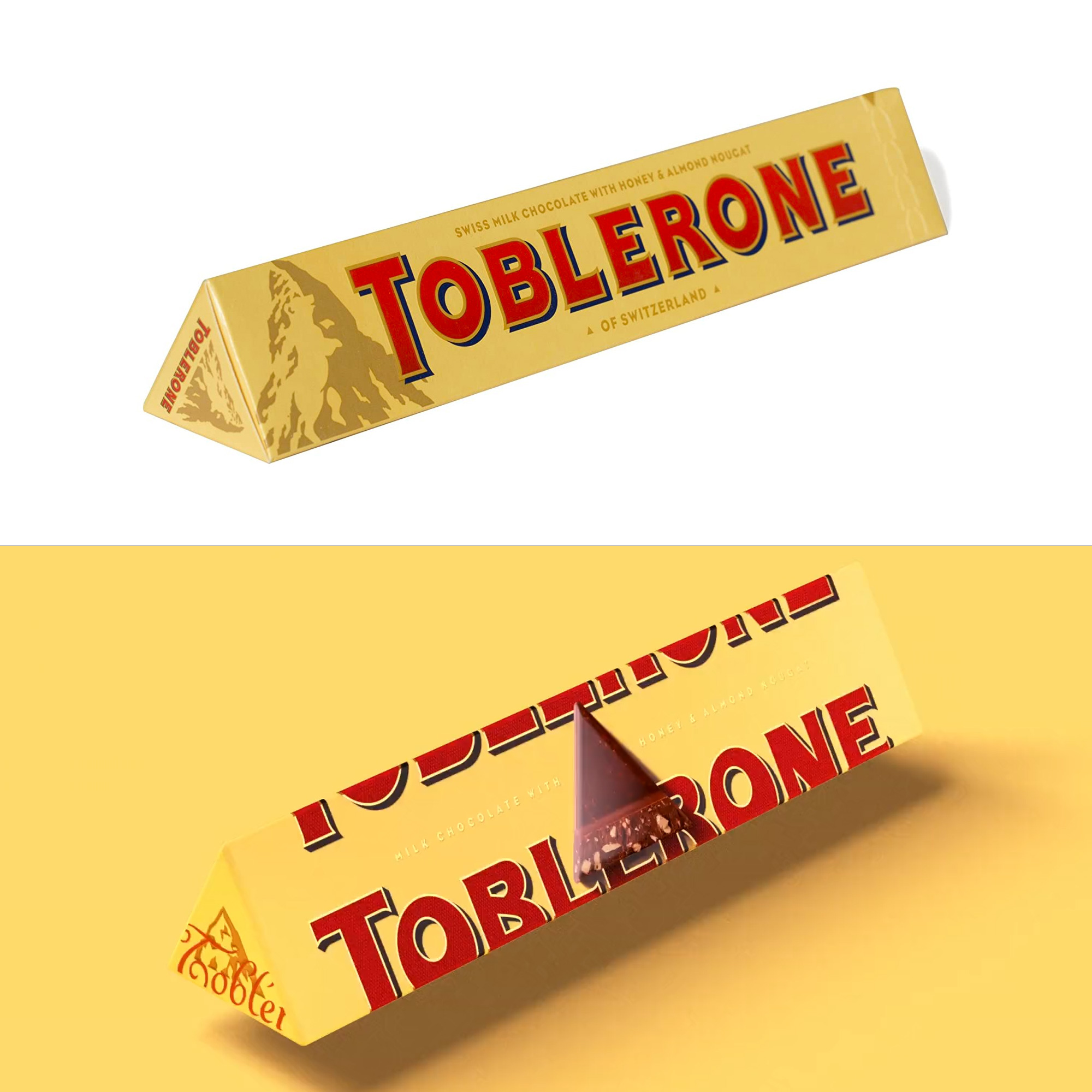 New Logo, Identity, and Packaging for Toblerone by Bulletproof