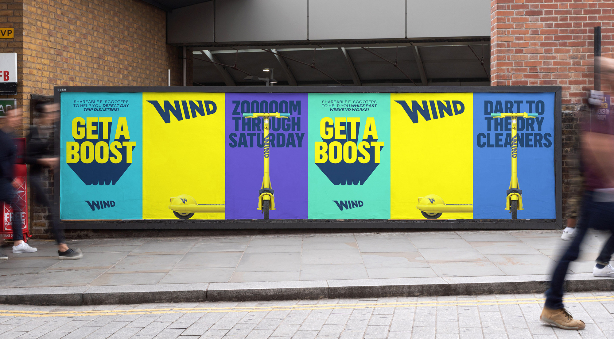 New Logo and Identity for Wind Mobility by Ragged Edge