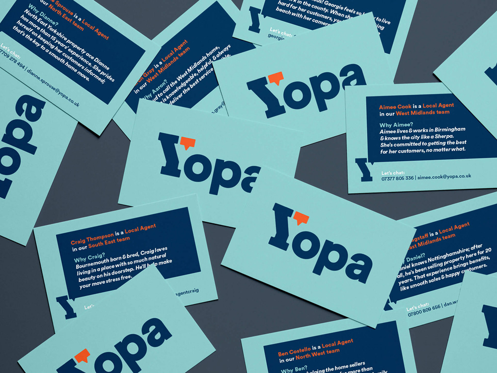 New Logo and Identity for Yopa by SomeOne