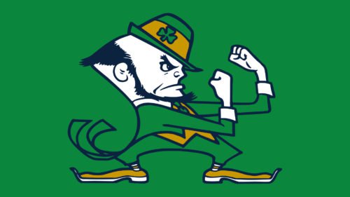 logo Notre Dame Leprechaun