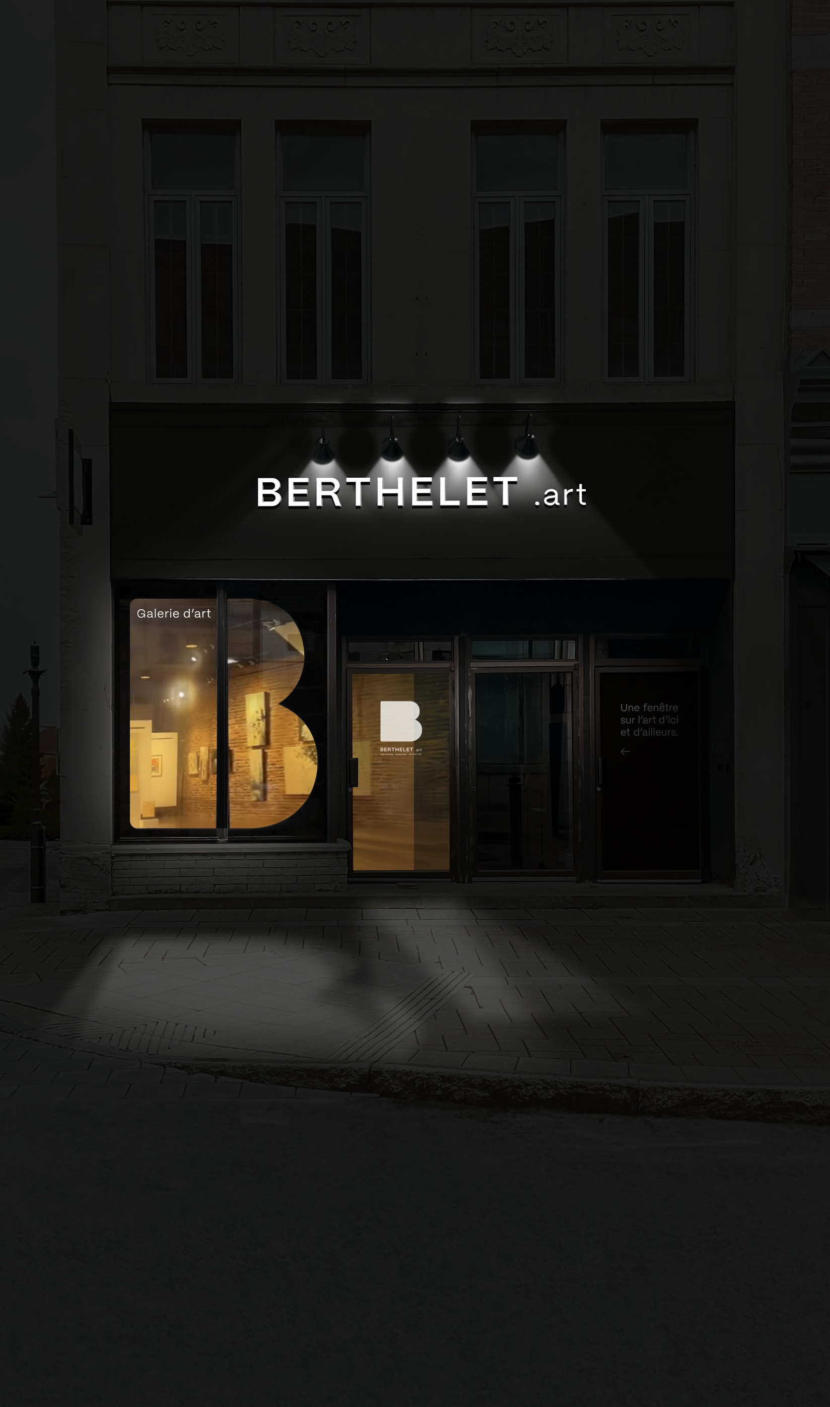 Berthelet.art Gallery艺术画廊品牌设计