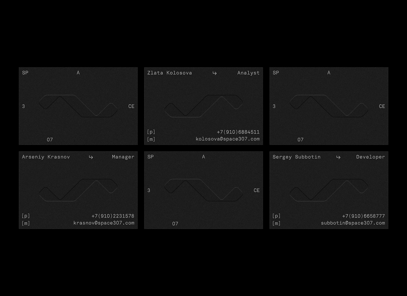 IT科技公司Space307品牌视觉设计