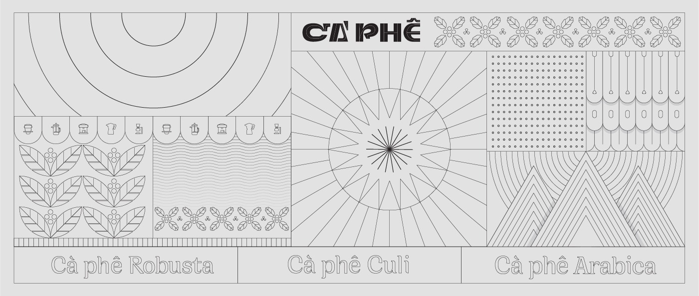 越南Ca Phea咖啡袋包装设计