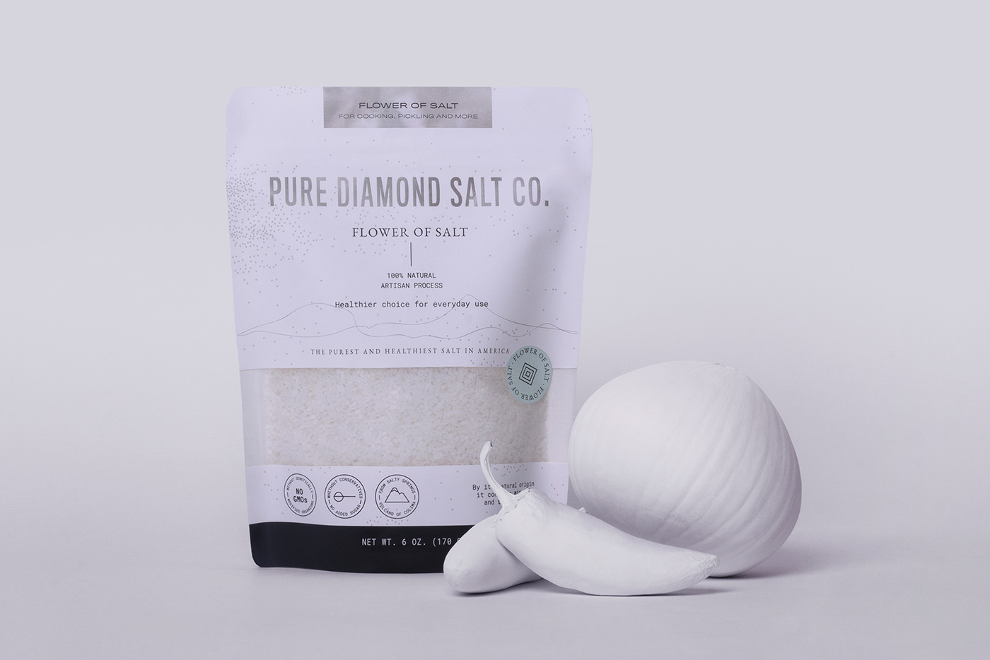 Pure Diamond Salt Co盐品牌包装设计