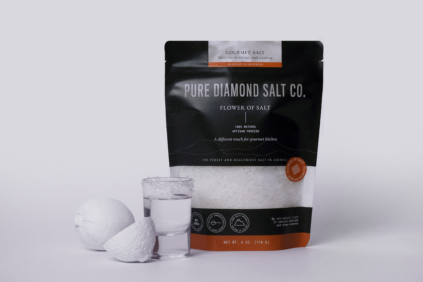 Pure Diamond Salt Co盐品牌包装设计