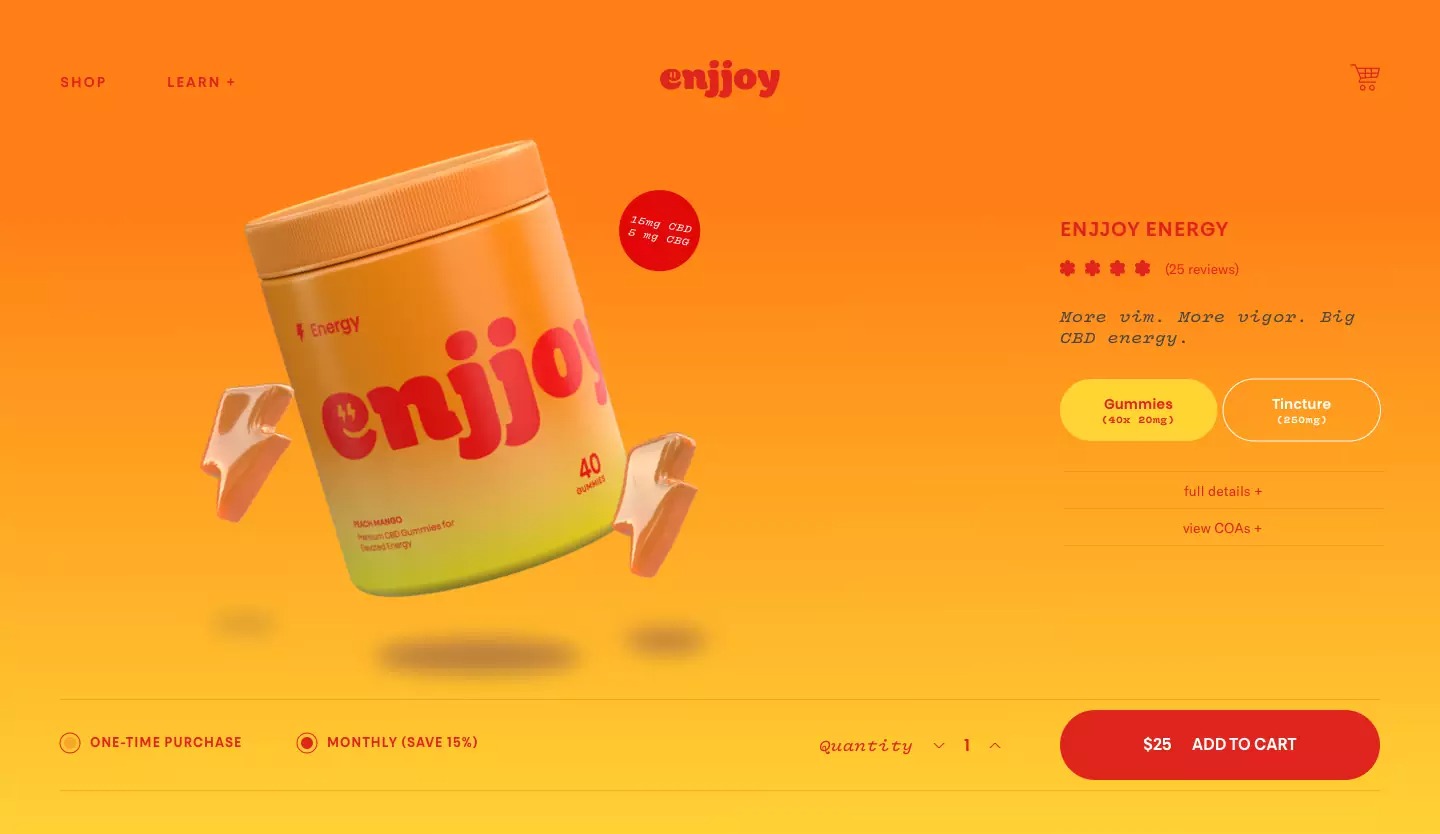 enjjoy CBD品牌包装设计