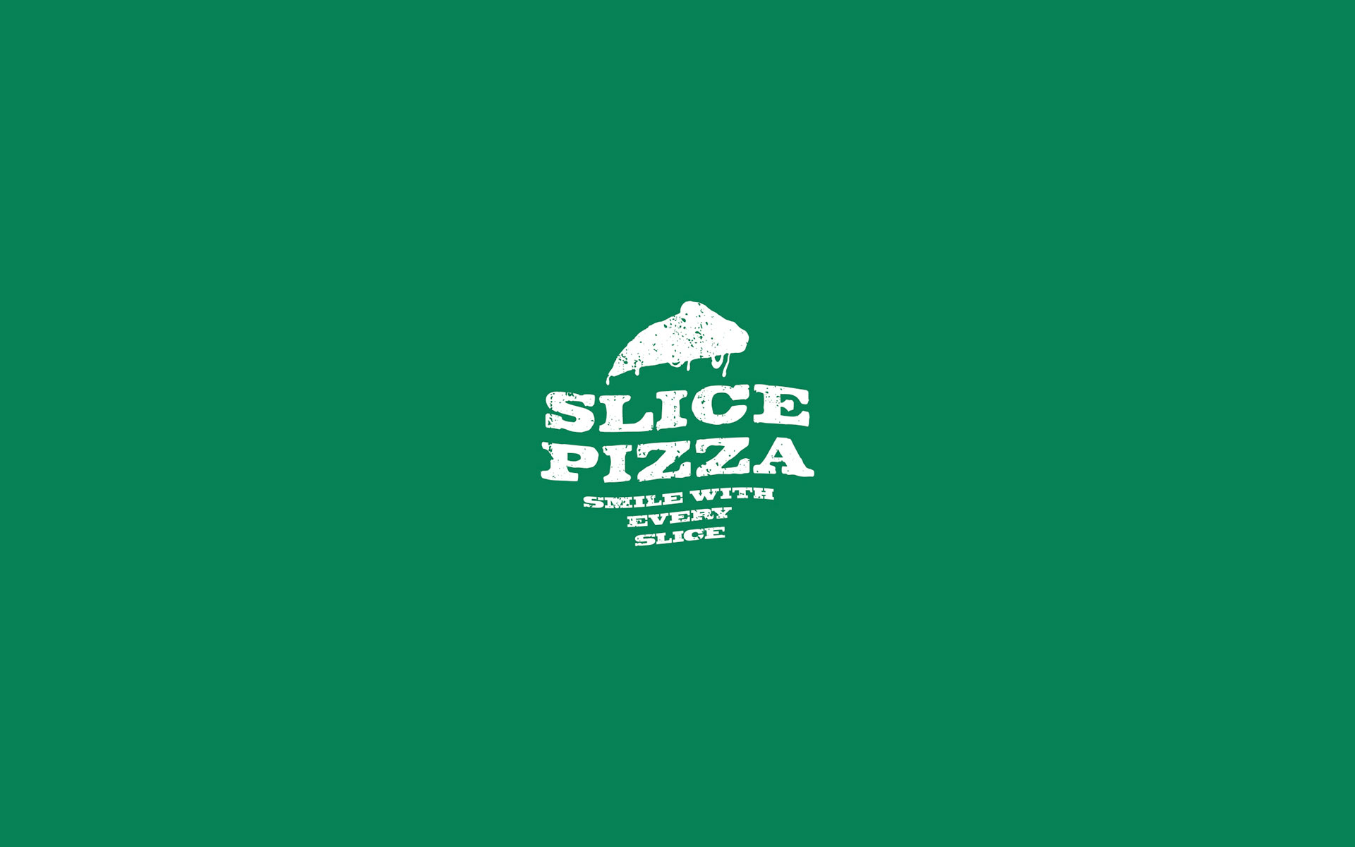 Slice Pizza比萨餐厅品牌和包装盒设计