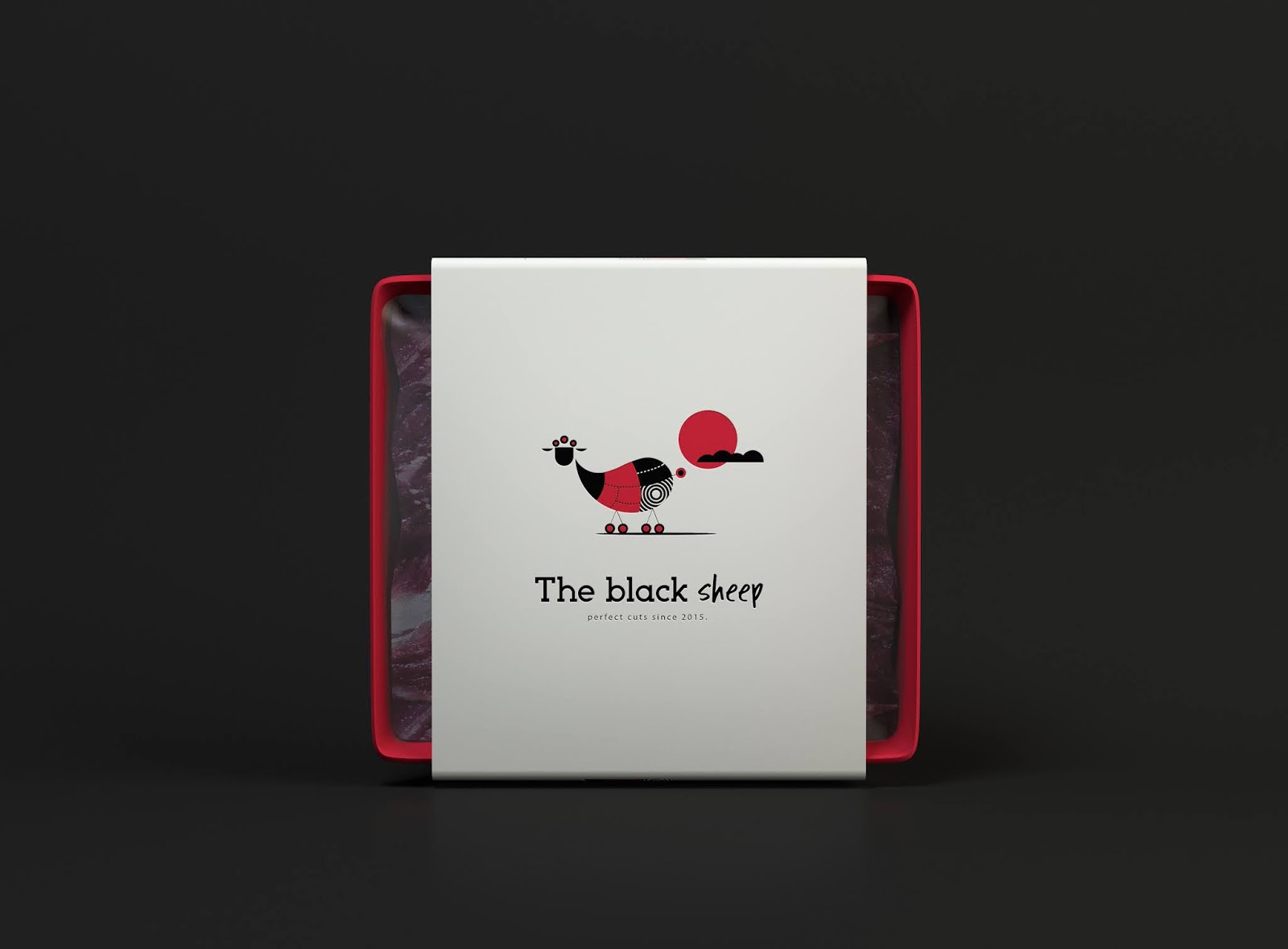 The Black Sheep肉店品牌和包装设计