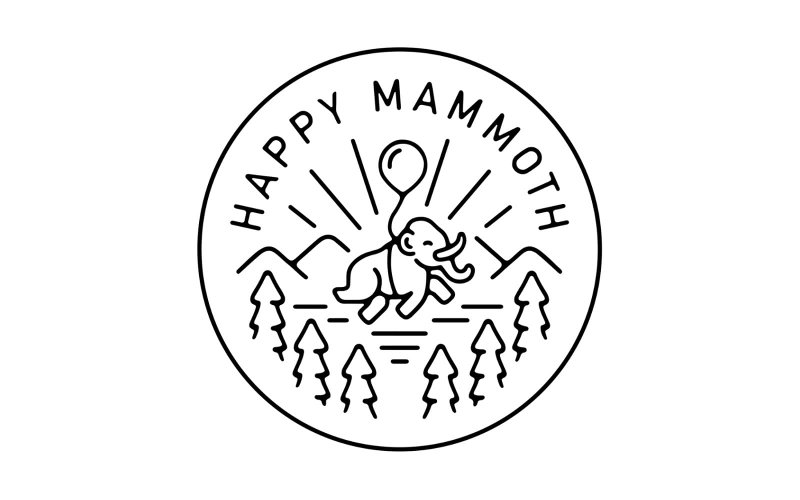 Happy Mammoth Logo