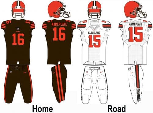 cleveland browns Uniform