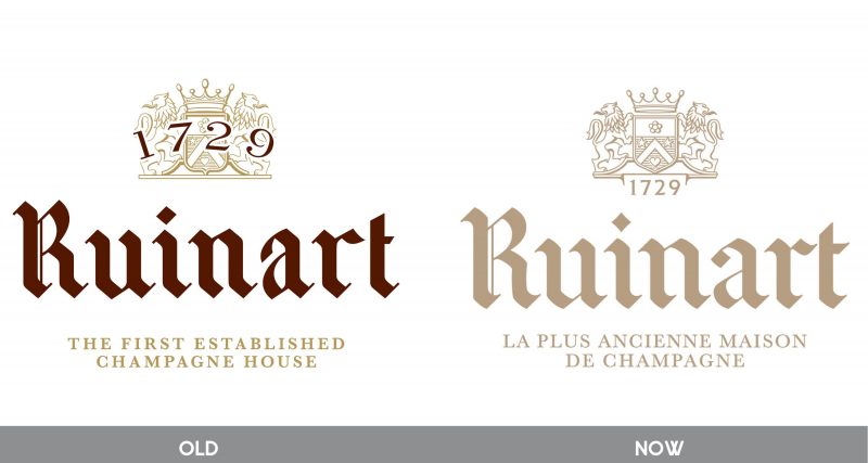 Ruinart logo history