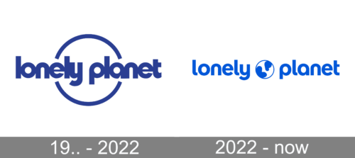 Lonely Planet Logo history