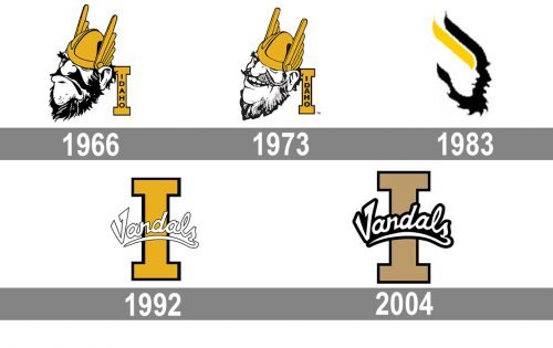 Idaho Vandals Logo history