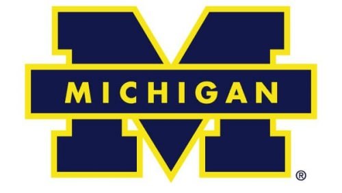 Michigan Wolverines Logo 1988