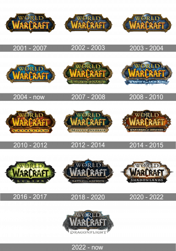 World of Warcraft Logo history