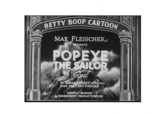 Popeye Logo 1933